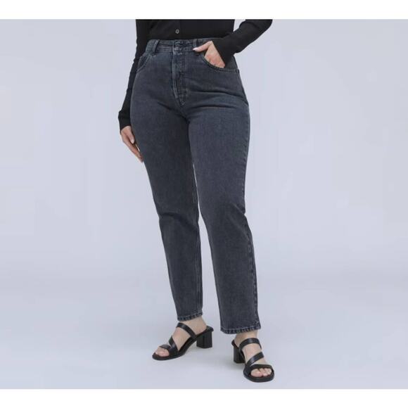 EVERLANE The Curvy 90’s Cheeky jean, washed black, 24 NWT - Picture 3 of 3